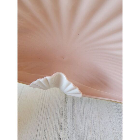 Lenox sea shell dish pink collectible home‎ decor gold trim trinket - Picture 6 of 9